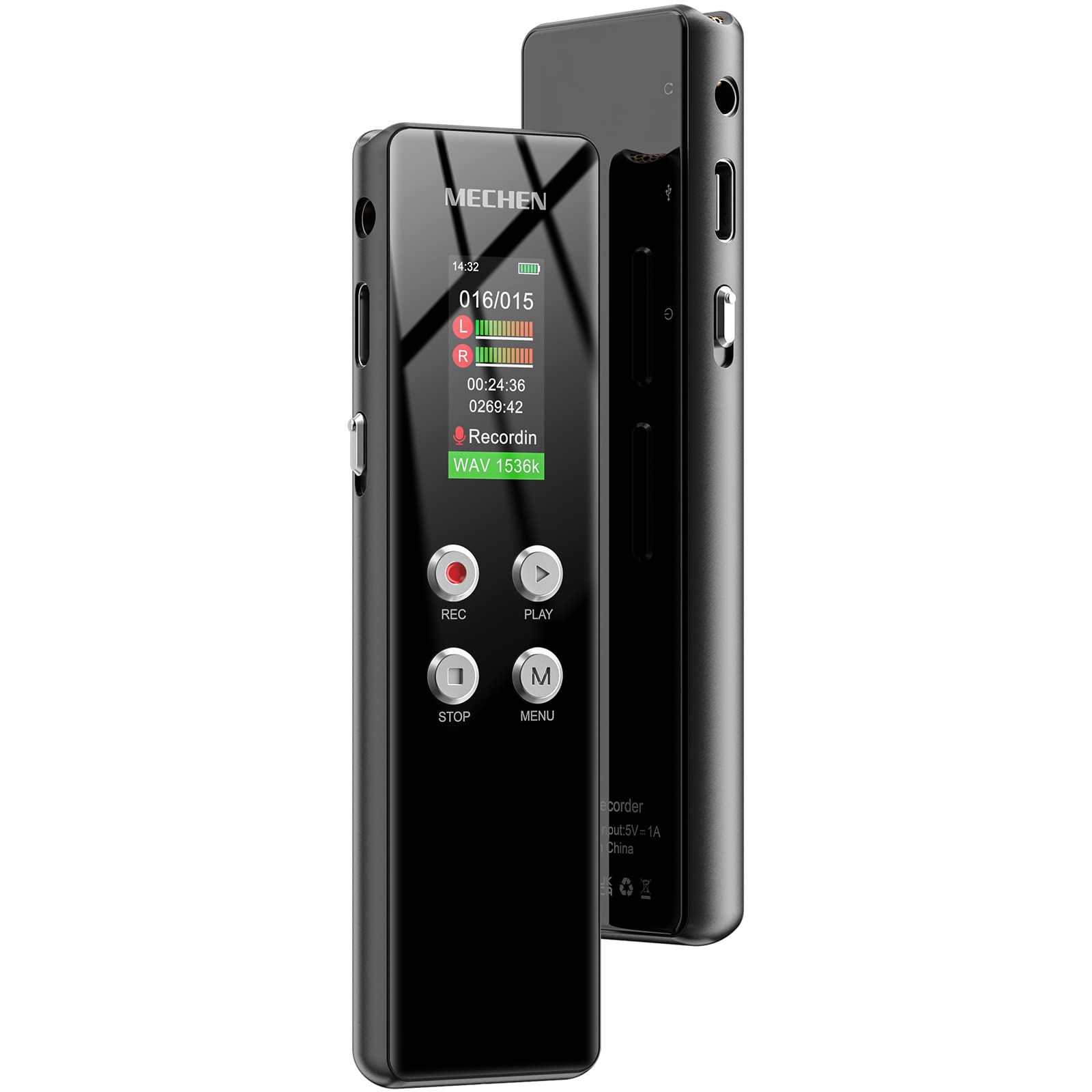 Amazon.com: 128GB Digital Voice Recorder for Lectures